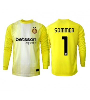 Inter Milan Yann Sommer #1 Brankářské Venkovní Dres 2025-26 Dlouhý Rukáv